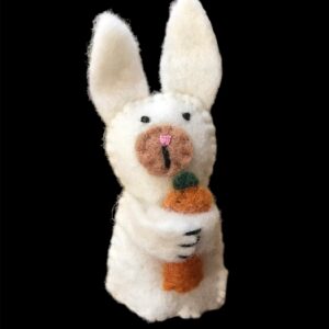 Bunny & Carrot finger Puppet