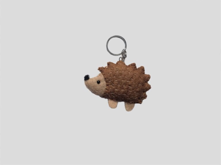 Porcupine Keyring