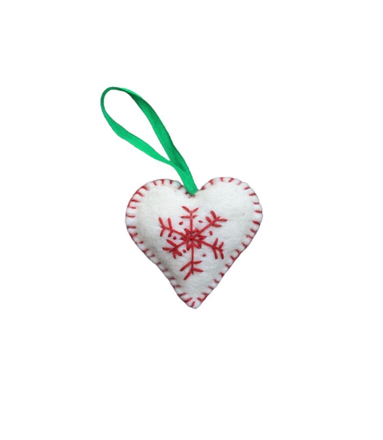 Christmas Heart Shaped Hanging